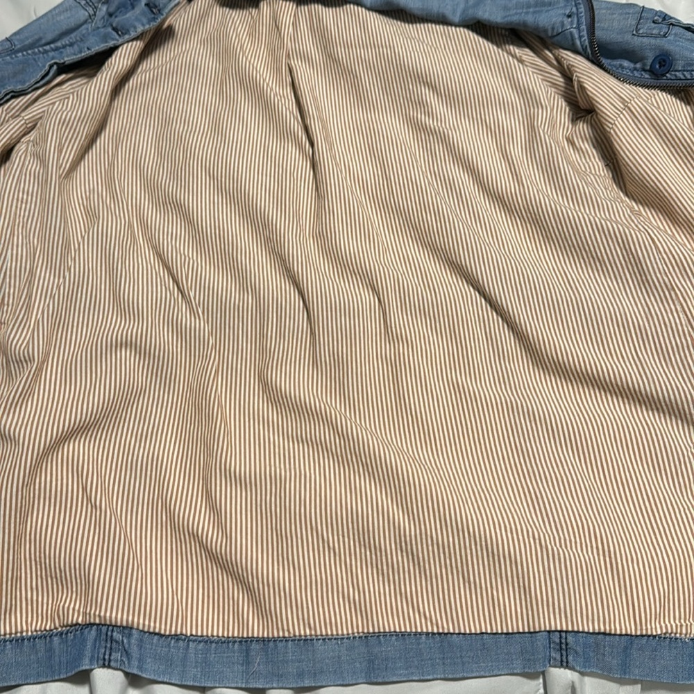 Anthro Marrakech utility denim lined jacked - Picture 7 of 12